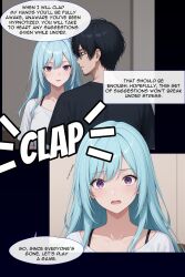  absentbishop_(generator) ai_art awakening black_hair blue_hair femsub glasses purple_eyes text 