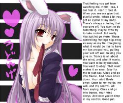 bunny_girl caption caption_only femdom leaning_forward looking_at_viewer luciola_(manipper) manip pov pov_sub reisen_udongein_inaba text touhou