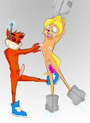 antenna artist_request bandicoot_boy bandicoot_girl blonde_hair bondage bottomless breasts brother_and_sister coco_bandicoot crash_bandicoot crash_bandicoot_(series) femsub furry happy_trance hypnotized_dom incest maledom malesub multiple_subs nightmare_fuel open_mouth penis ponytail ring_eyes sex sex_toy standing tech_control tongue topless vaginal very_long_hair vibrator
