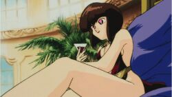  animated animated_gif anonymous828_(manipper) bangs bare_legs brown_hair dress drinking empty_eyes female_only femsub glowing_eyes happy_trance harem_outfit heart_eyes jewelry love_potion manip nabiki_tendo necklace pillow ranma_1/2 short_hair sitting smile solo symbol_in_eyes wine 