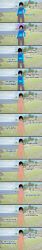  3d black_hair censored cum dark_skin empty_eyes feminization hypnotic_magic_(artist) malesub nude original short_hair text 