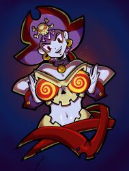  absurdres breasts evil_smile female_only femdom hypnotic_accessory hypnotic_breasts large_breasts looking_at_viewer navel neo-edo-exican pale_skin pirate risky_boots shantae_(series) smile solo story 