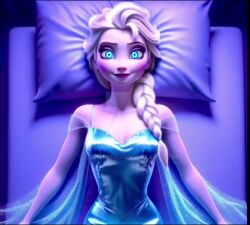  ai_art ai_voice bed bedroom blonde_hair disney femdom frozen glowing_eyes hypnosex_(manipper) luffy8912_(generator) malesub pillow queen_elsa sound video watermark 