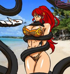  ahegao animated animated_gif beach bikini blush bottomless breast_expansion breasts cleavage coils dazed drool femsub grimm_(rwby) happy_trance huge_breasts hypnotic_eyes kaa_eyes large_hips multiple_eyes nipples nude open_mouth ponytail purple_eyes pyrrha_nikos red_hair resisting ring_eyes rwby smile snake sweat tongue tongue_out topless undressing very_long_hair zarvex3 