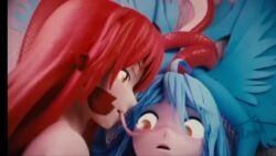  animated bare_breasts blue_hair coils elasid femdom femsub fingering kaa_eyes manip miia_(monster_musume) monster_musume naga_girl papi_(monster_musume) ping pussy red_hair snake_girl sound spiral_eyes symbol_in_eyes tagme tail tail_sex video 
