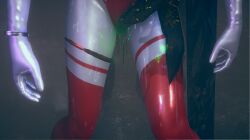 3d bodysuit crotch_rub dead_source erect_nipples female_only femsub garter gloves honey_select_2 personification pussy_juice restrained solo the_power trees ultraman