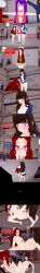  absurdres angry anoni_(anoni_hypno) anoni_hypno bell bell_collar breasts brown_hair closed_eyes clothed collar dialogue doll english_text femsub glasses katie_collins_(anoni_hypno) livestream lizzie_pelletier_(anoni_hypno) long_hair maid_headdress multiple_girls multiple_subs nipples nude one_eye_open original panties purple_eyes purple_hair red_hair spiral spiral_eyes symbol_in_eyes text tongue tongue_out tribadism underwear undressing undressing_command yuri 