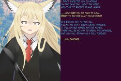  arknights blonde_hair femsub nasicampur32 text vulpisfoglia_(arknights) 