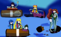 bondage corruption dressing female_only femdom femsub fundoshi mugenbine music naru_osaka sailor_jupiter sailor_mars sailor_mercury sailor_moon sailor_moon_(series) sailor_neptune sailor_pluto sailor_uranus sailor_venus sarashi transformation yuri