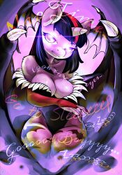 capcom cosplay darkstalkers demon_girl female_only femdom furry glowing glowing_eyes horns horse_girl looking_at_viewer male_pov monster_girl morrigan_aensland multicolored_hair my_little_pony pink_hair pov pov_sub purple_hair succubus text twilight_sparkle wings