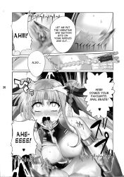  anal anal_beads artist_request bottomless breasts comic dildo drool empty_eyes fate_testarossa female_only fingering hard_translated large_breasts licking magical_girl_lyrical_nanoha monochrome nanoha_takamachi nude pussy sex sex_toy tagme text topless translated tribadism trigger vibrator yuri 