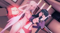  3d alternate_costume aoi_tohsaka arched_back ass aura aware bare_shoulders bikini black_hair blush body_control body_markings breast_press breasts brother_and_sister clothed command_seal cosplay costume crotch_tattoo fate/kaleid_liner_prisma_illya fate/zero fate_(series) femsub glowing glowing_eyes green_eyes hair_ornament hair_ribbon hypnotic_magic hypnotic_tattoo illyasviel_von_einzbern incest irisviel_von_einzbern koikatsu! large_breasts looking_at_viewer magic male_pov maledom midriff milf miyu_edelfelt mother_and_daughter mother_and_son multiple_girls multiple_subs navel open_mouth possession pov pov_dom red_eyes ribbon school_uniform serox sexually_suggestive shirou_emiya sideboob sub_on_sub sweat swimsuit symmetrical_docking tattoo thighs tongue tongue_out twintails uniform v very_long_hair white_hair yuri 