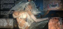  aceice_(manipper) ambiguous_pov caption dark_skin feet femdom game_cg goddess harem_outfit humor hypnotic_breasts large_breasts manip morimens necklace pov_sub queen royalty thais_(morimens) tribal white_hair 