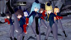 3d aqua_(konosuba) artist_request ass blonde_hair blue_hair brown_hair darkness_(konosuba) empty_eyes eris_(konosuba) femsub iris_(konosuba) koikatsu! kono_subarashii_sekai_ni_shukufuku_wo! large_breasts long_hair megumin_(konosuba) multiple_girls multiple_subs shadaloo_dolls short_hair small_breasts street_fighter text translation_request white_hair wiz_(konosuba) yunyun_(konosuba)