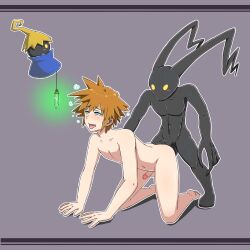    all_fours anal blush corruption crystal doggy_style glowing heartless hypno_neet kingdom_hearts male_only maledom malesub monster_boy penis sex shota sora spiral_eyes symbol_in_eyes yaoi yellow_eyes 