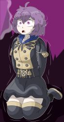 bernadetta_von_varley breasts corruption female_only femsub fire_emblem fire_emblem_three_houses kneeling nintendo protoybonnie purple_hair