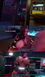  3d abs absurdres age_difference alternate_costume anal bimbofication breasts brown_hair cleavage comic cyberpunk_(series) cyberpunk_2077 dark_skin dialogue erect_nipples erection fellatio femsub glowing glowing_eyes huge_breasts large_hips maledom navel oral penis pink_eyes prostitution rape robot robotization sex short_hair speech_bubble stryker751 tattoo text thought_bubble tomboy unaware valerie_(cyberpunk_2077) western 