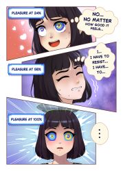 alien black_hair chien_vietnam comic dialogue female_only femsub hypnotic_eyes original progress_indicator resisting ring_eyes text ufo ufo_hat