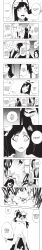 absurdres bald bambietta_basterbine bleach clothed dialogue empty_eyes english_text expressionless femdom femsub giselle_gewelle ikkaku_madarame long_hair multiple_boys multiple_girls official short_hair sweat sword text transfem transgender_identity weapon yumichika_ayasegawa zombie 