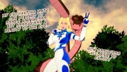 3d blonde_hair bodysuit coils disney femsub happy_trance hypnotic_eyes kaa kaa_eyes koikatsu! maledom marvel_comics marvel_rivals snake susan_storm text thatguysly the_jungle_book