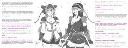  arm_warmers bangs belt bimbofication bracers caption cleavage crosscode dannyswrites drool earpiece eyebrows_visible_through_hair female_only femsub fingerless_gloves gloves gmun hair_band hair_ornament happy_trance headband horns jacket lea_(crosscode) manip multiple_girls multiple_subs open_mouth opera_gloves ponytail shirt shizuka_sakai_(crosscode) short_shorts shoulder_pads simple_background smile spiral standing tech_control text thighhighs thighs visor white_background wires 