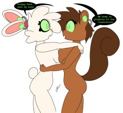  before_and_after character_request female_only femsub furry heroofdreams multiple_subs nude original simple_background symmetrical_docking tagme tech_control trippy_tech trippy_tech_product yuri 