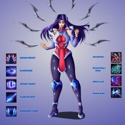 absurdres adekvatx before_and_after bimbofication boots brain_drain breast_expansion high_heels huge_breasts huge_lips irelia league_of_legends transformation