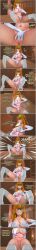 3d artist_request black_clover body_swap cum femsub happy_trance heart_eyes large_breasts long_hair masturbation mimosa_vermillion nipples orange_hair possession text tongue_out wedding_dress