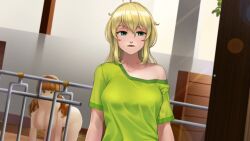  accidental_hypnosis animated blonde_hair breast_expansion changer_(character) chien_vietnam empty_eyes green_eyes milking original sound tagme video virtual_youtuber voice_acted 