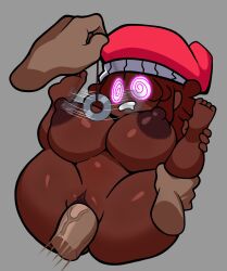  beanie bent_over bestiality braid chibi dark_skin drool femsub friday_night_funkin' girlfriend_(friday_night_funkin') grey_background hat kiwines12 large_ass large_breasts long_hair lullaby_girlfriend maledom pendulum rape restrained sex shortstack simple_background solo spiral_eyes spread_legs thick_thighs unhappy_trance vaginal 