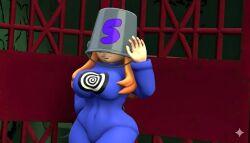 bucket_helmet latex meggy_spletzer saluting smg4 spongebob_squarepants_(series) tech_control