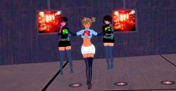  alternate_costume black_lipstick collar corruption earrings enemy_conversion evil_smile instant_loss large_breasts lipstick makeup midriff minlimarcus misty_(pokemon) nintendo pokemon team_rocket 