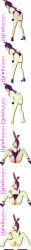  3d ass black_hair bunny_ears bunny_girl bunnysuit cbhm comic hololive hololive_english koikatsu! large_breasts nude pink_eyes posing shiori_novella spread_legs thighs tongue_out white_hair 