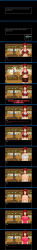 3d absurdres bottomless breasts comic custom_maid_3d_2 empty_eyes kamen_writer_mc large_breasts long_hair red_hair rina_(mc_trap_town) screenshot symbol_in_eyes text topless trigger undressing