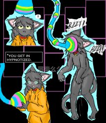 before_and_after blush cat_girl collar dark_skin deltarune drool female_only femsub furry hoodie hypnotic_tentacle nipples nude pussy pussy_juice ring_eyes werewire xiechai01 zombie_walk