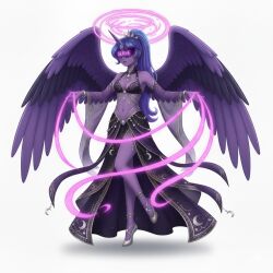 ai_art dancer dancing harem_outfit my_little_pony princess princess_luna visor