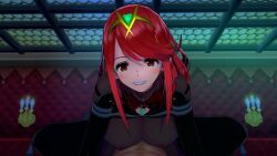  3d animated blush bodysuit boots bouncing_breasts breast_press brown_eyes crotch_tattoo cum cum_in_pussy earrings femsub gloves happy_trance headdress koikatsu! long_hair looking_at_viewer male_pov maledom moawi1 nintendo nipples opera_gloves pov pov_dom pyra_(xenoblade) red_hair see-through sex smile thigh_boots thighhighs tongue tongue_out vaginal video xenoblade_chronicles xenoblade_chronicles_2 