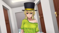 blonde_hair changer_(character) chien_vietnam empty_eyes femsub green_eyes maledom multiple_girls multiple_subs red_hair video virtual_youtuber