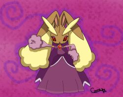  animals_only bunny_girl evil_smile femsub lopunny nintendo paper_mario paper_mario:_the_thousand_year_door pokemon pokemon_(creature) possession shadow_queen shyker simple_background smile solo spiral spiral_eyes super_mario_bros. symbol_in_eyes 