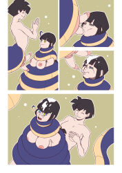 black_hair breasts chichi coils cum cum_in_mouth cum_on_face cum_on_hair dragon_ball dragon_ball_z ef-nsfw fellatio female_only femdom femsub futadom futanari happy_trance kaa_eyes long_hair milf naga_futa naga_girl nude penis sex short_hair smile snake_girl snake_penis tomboy videl yuri 