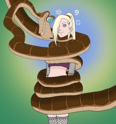 femsub happy_trance ino_yamanaka kaa_eyes misteryart901 naruto_(series) snake