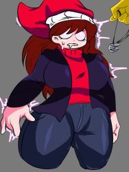 beanie drool femsub friday_night_funkin' girlfriend_(friday_night_funkin') hypno nintendo pendulum pokemon spiral_eyes sweat