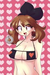  alternate_costume bikini blue_art10 breasts coin female_only femsub happy_trance large_breasts may nintendo open_mouth pendulum pokemon pokemon_ruby_sapphire_and_emerald solo spiral_eyes symbol_in_eyes 