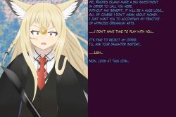 arknights blonde_hair femsub nasicampur32 text vulpisfoglia_(arknights)