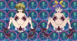  alexis_rhodes blonde_hair blue_hair bottomless brain_injection empty_eyes female_only femsub fusion_parasite happy_trance liquidphazon long_hair multiple_girls nipples nude parasite parasite_fusioner pregnant pussy pussy_juice serena_(yu-gi-oh!_arc-v) spread_legs spread_pussy topless yu-gi-oh! yu-gi-oh!_arc-v yu-gi-oh!_gx 