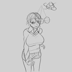 chara_(undertale) dioforce empty_eyes femsub hypnotic_accessory pendulum undertale 