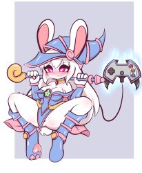  bunny_girl dark_magician_girl enemy_controller furry happy_trance heart_eyes shadove tech_control yu-gi-oh! 