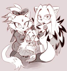  alternate_costume baby bad_end benshir125 blackwood_the_ermine blaze_the_cat bow cat_girl clothed corruption dress empty_eyes enemy_conversion father_and_daughter femsub furry hair_ornament heterosexual idw_comics maledom mother_and_daughter pacifier princess royalty sonic_the_hedgehog_(series) tail 