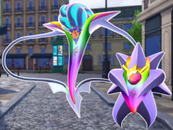 3d animals_only haigure hypnotized_dom leotard manip mega_malamar mega_starmie nintendo parasite pokemon sleepyhead97_(manipper) spiral squatting starmie