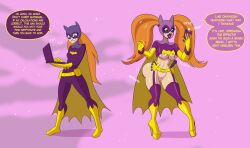  artist_request ass ass_expansion barbara_gordon batgirl before_and_after bimboannon bimbofication breast_expansion breasts dc_comics dc_superhero_girls female_only femsub long_hair orange_hair pussy twintails 